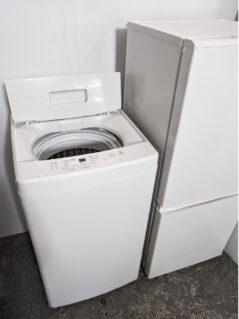 Fridge + Washing Machine